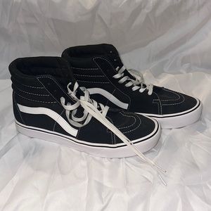 Black high top vans